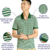 Đồng phục Áo Polo Nam Modal Phối Kẻ