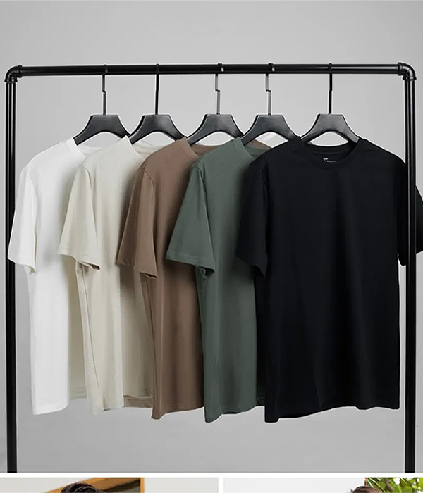 Áo T shirt Tay Ngắn Co Giãn, Thấm Hút Tốt