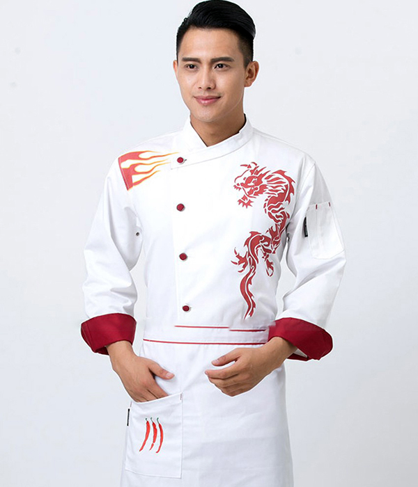 Áo bếp trưởng cao cấp