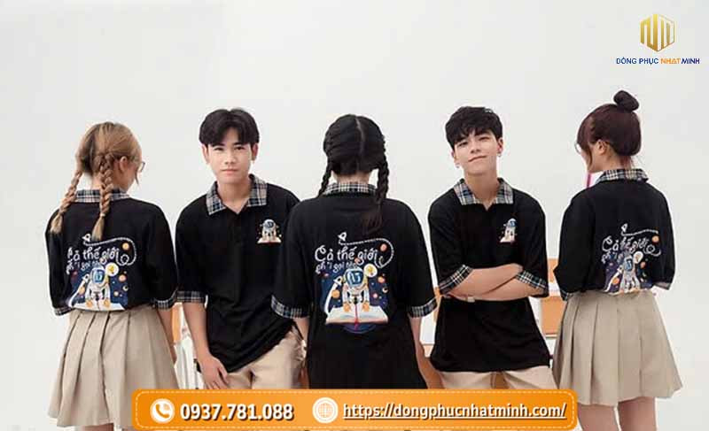 May áo thun đồng phục tại Cần Giờ